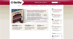 Desktop Screenshot of herlihygroup.com